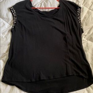 Black sequin T-Shirt